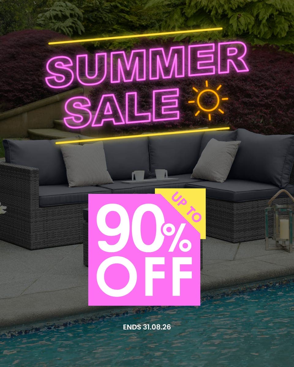 UP TO 90% OFF | SUMMER SALE | ENDS 31.08.2026